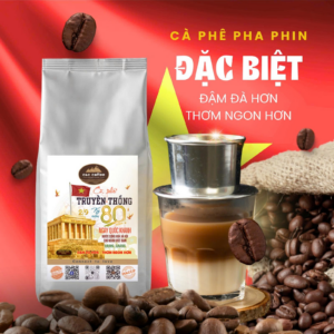 Cà phê pha phin Truyền Thống cao cấp -1kg bằng 2 gói 500g