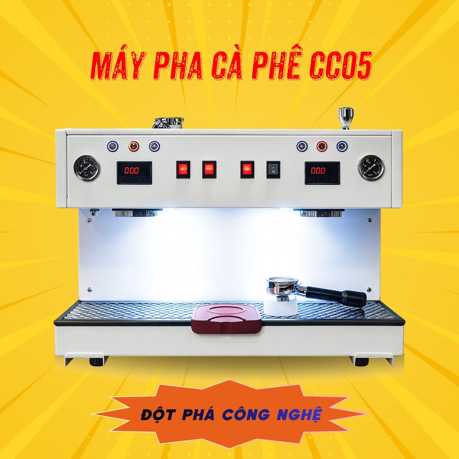 Máy Pha Cà Phê CC05 – 2 Group Chuyên Nghiệp Cho Quán Đông Khách