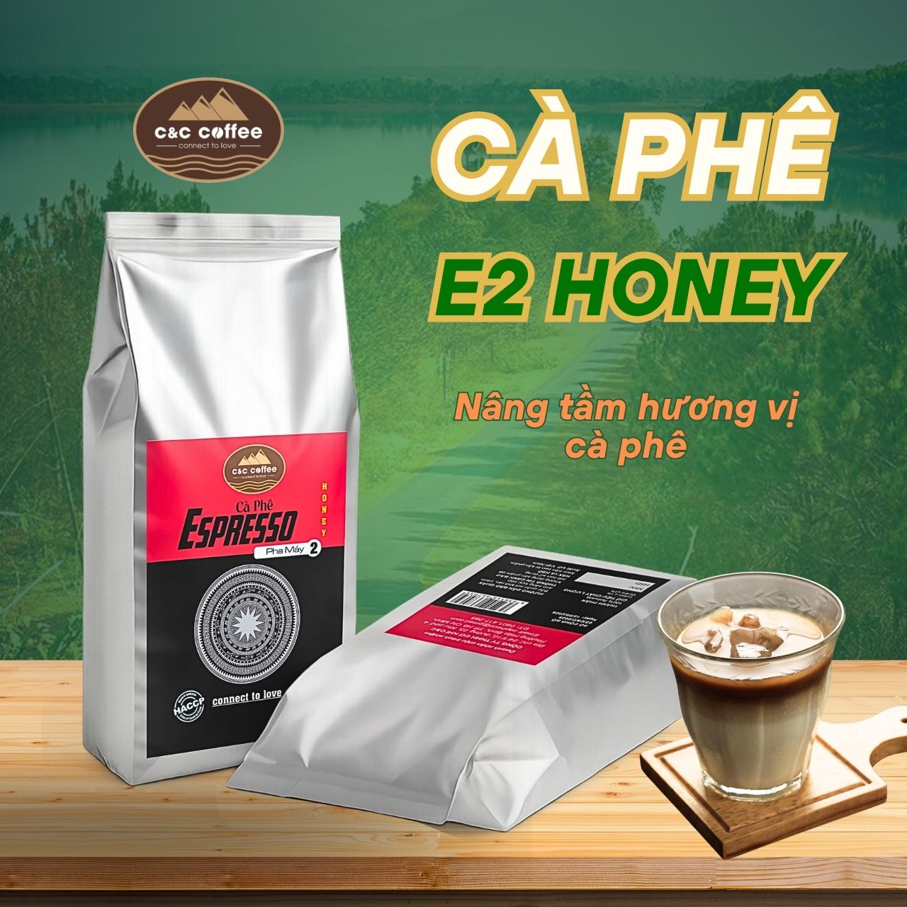 Cà phê E2 Honey - Nâng tầm hương vị cà phê