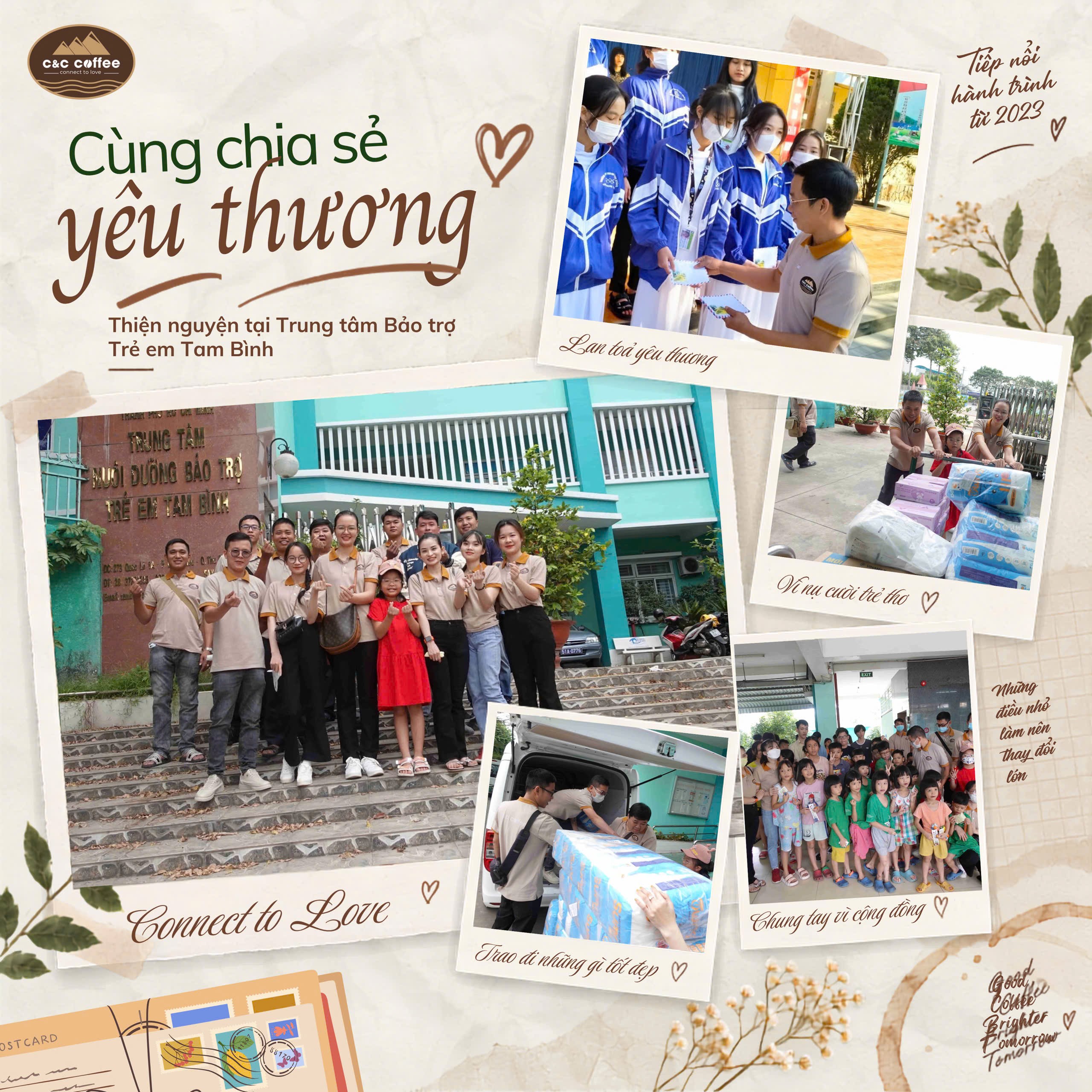 thiện nguyện C&C Coffee