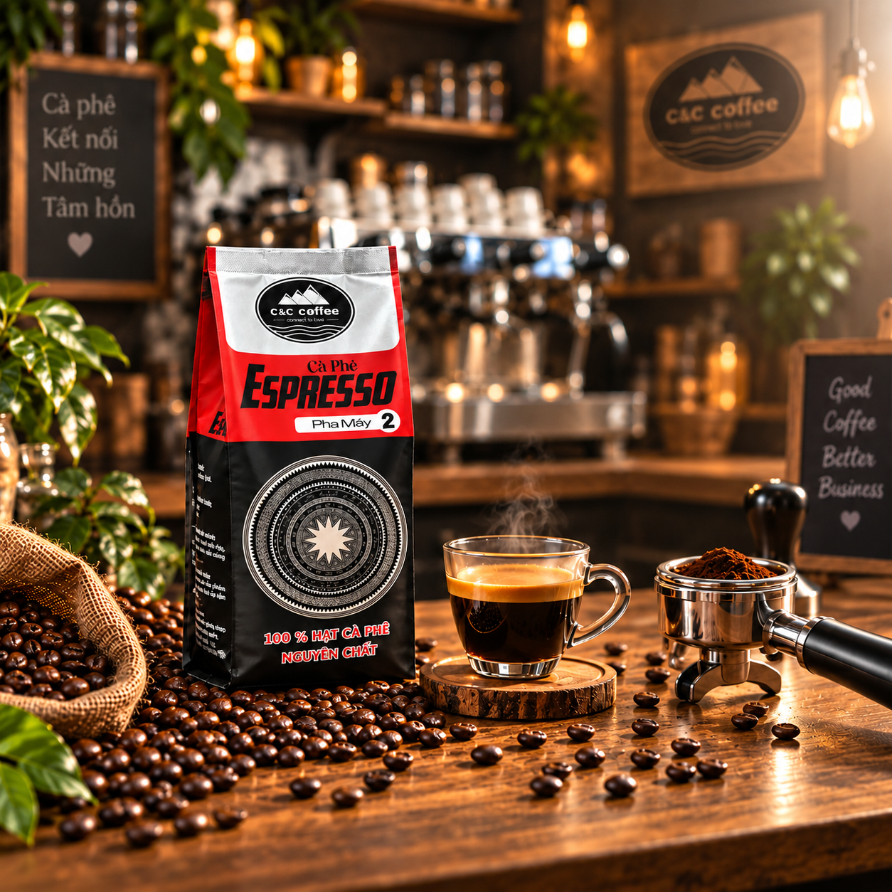 Phối trộn cà phê cho quán chọn tỷ lệ Arabica – Robusta theo gu khách